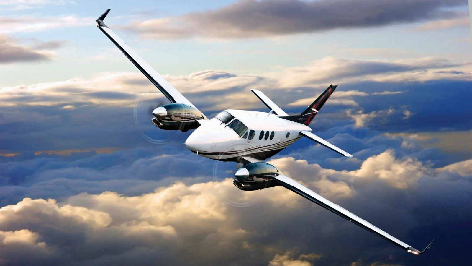 Beechcraft King Air in flight